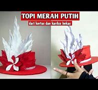 Bikin Topi Merah Putih Dari Karton